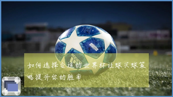 如何选择合适的世界杯让球买球策略提升你的胜率